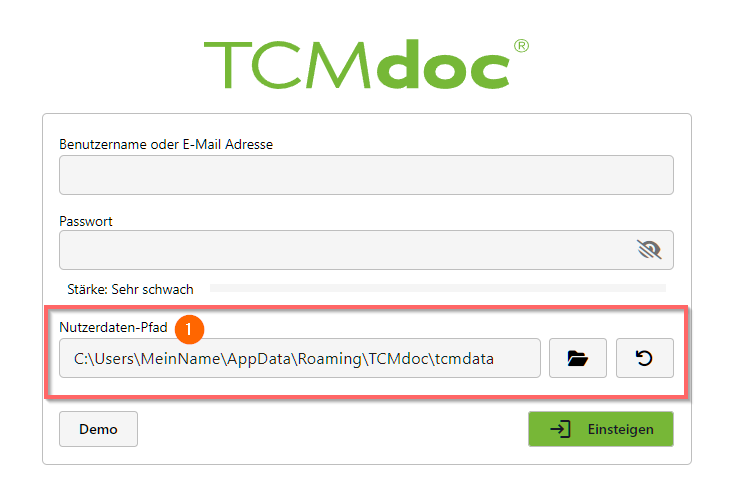 TCMdoc: Datenpfad