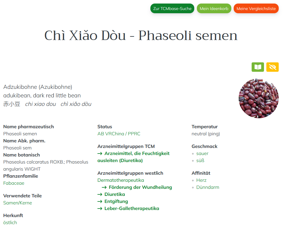 TCMbase Hilfe - Aufbau eines Eintrags